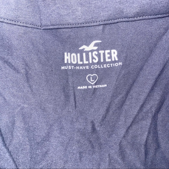 Hollister Crop Polo Baby Tee - Picture 2 of 2